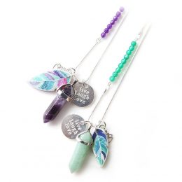 Next Romance Jewellery earrings necklace crystal feather cluster Australia model small Make it collective online shop for handmade artisan gifts products