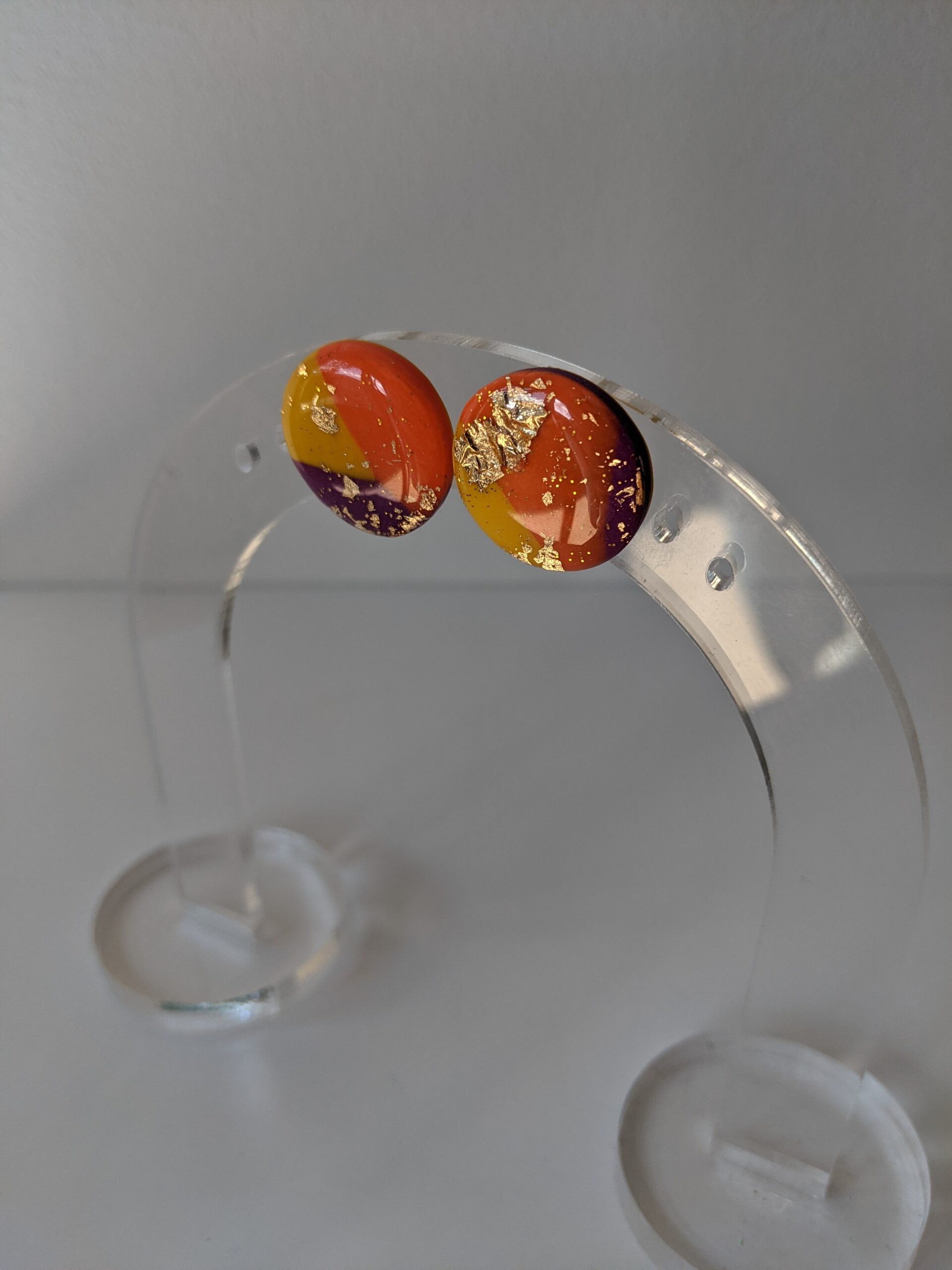 Tequila Sunrise Large Studs