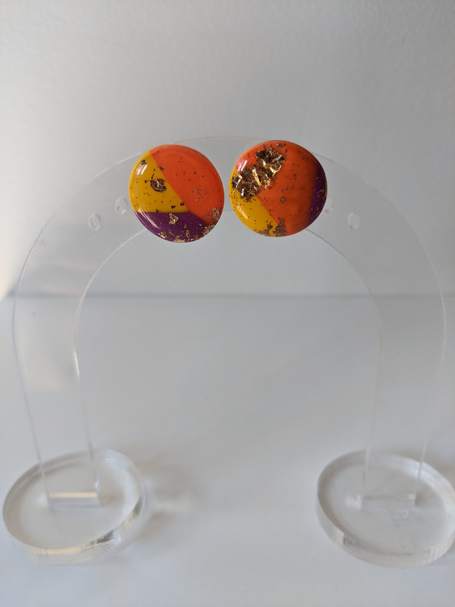 Tequila Sunrise Large Studs - Image 2