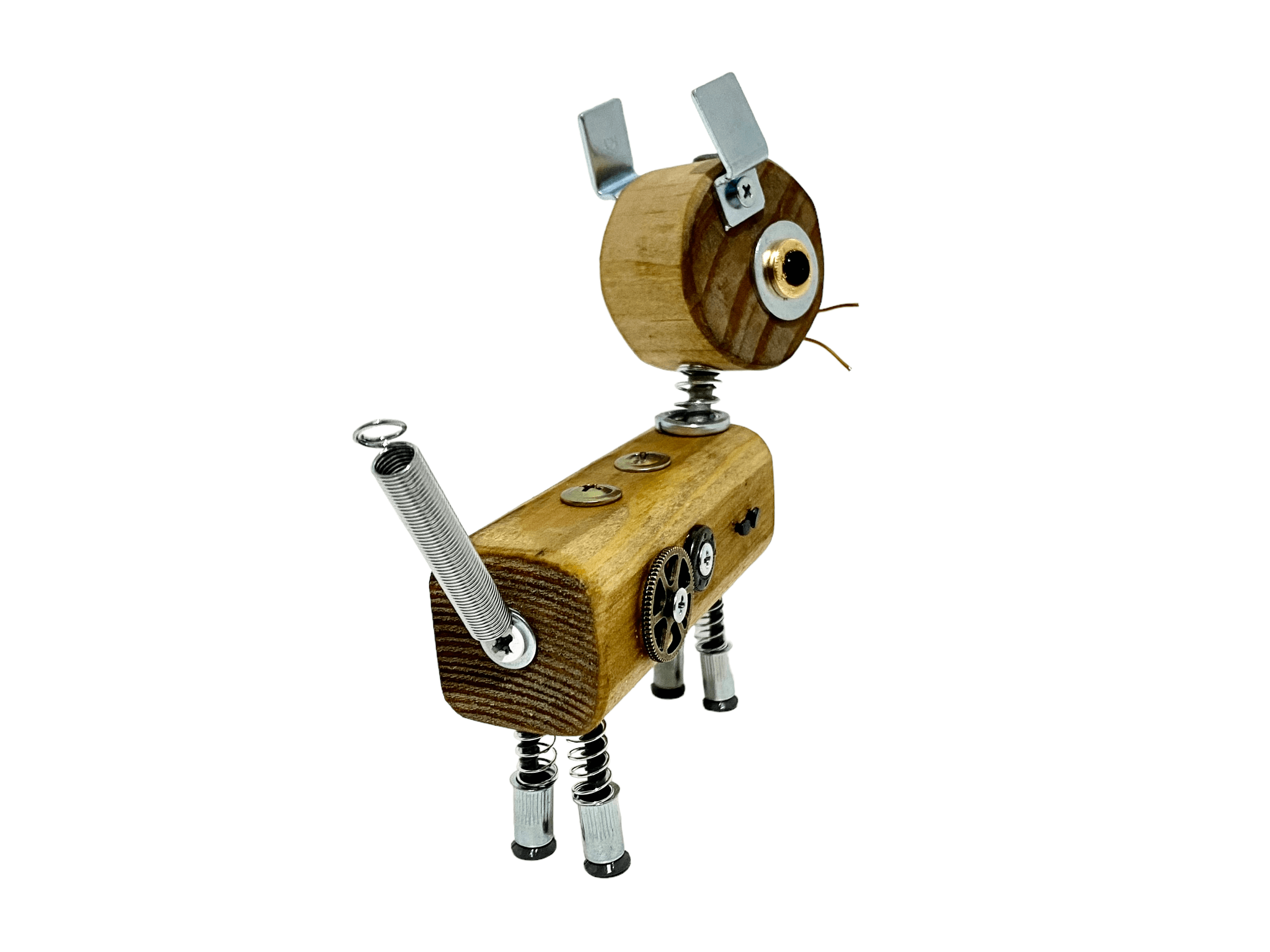 Emma - Wooden Steampunk Cat - Image 4