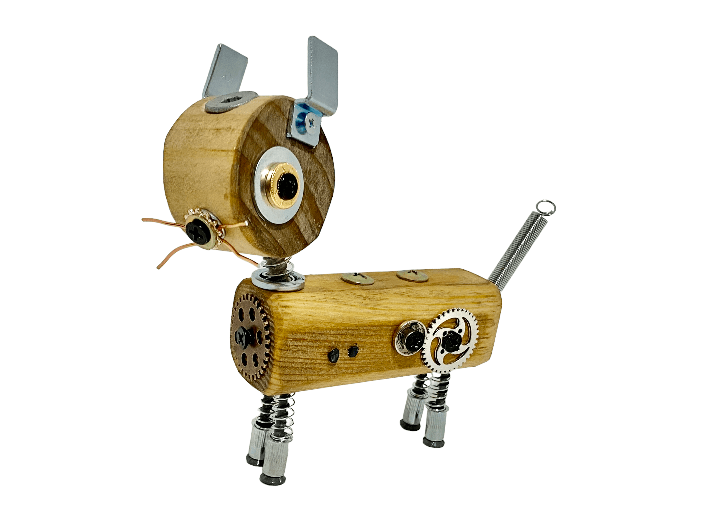 Emma - Wooden Steampunk Cat - Image 6