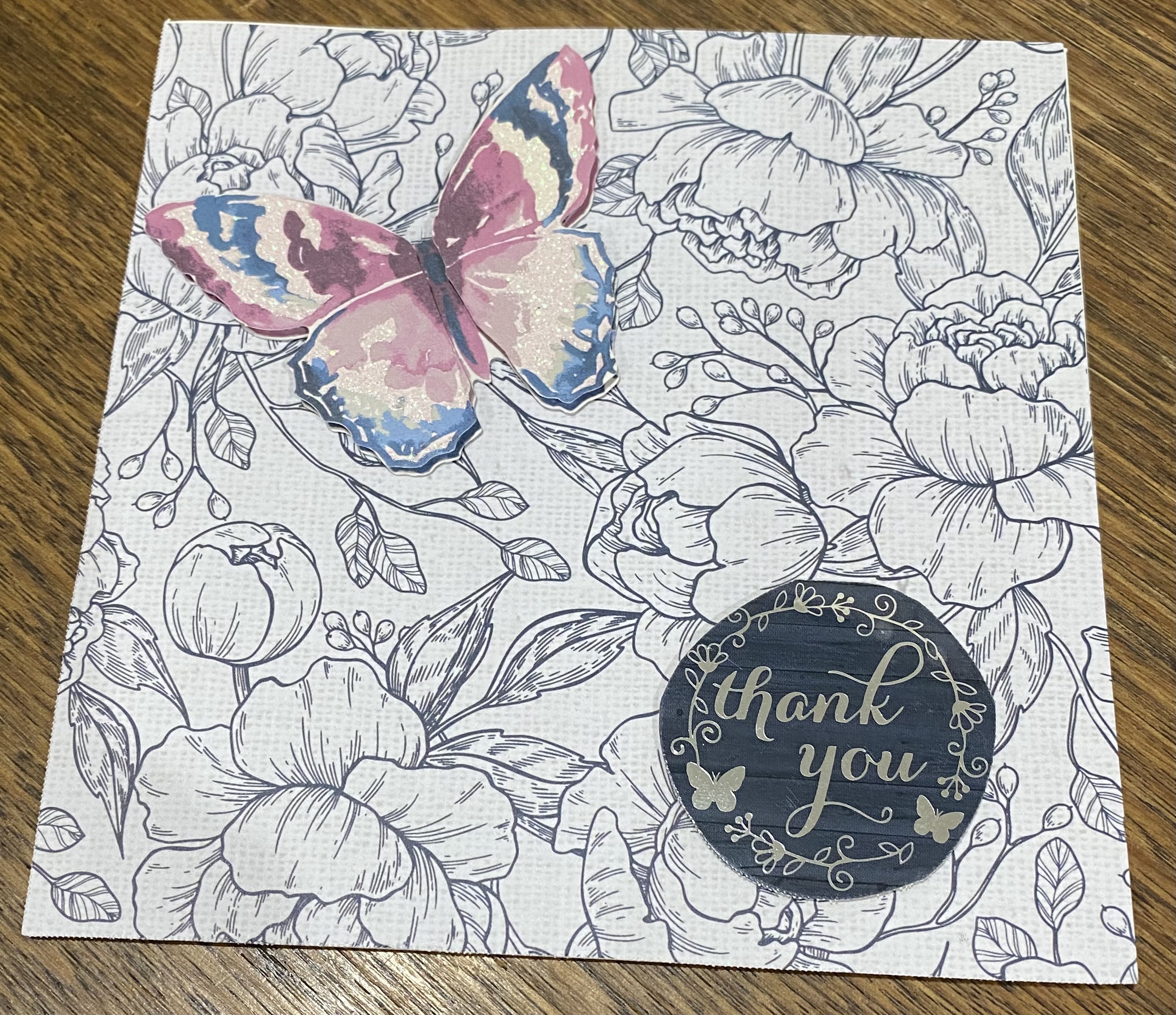 Card - Thank You Butterfly