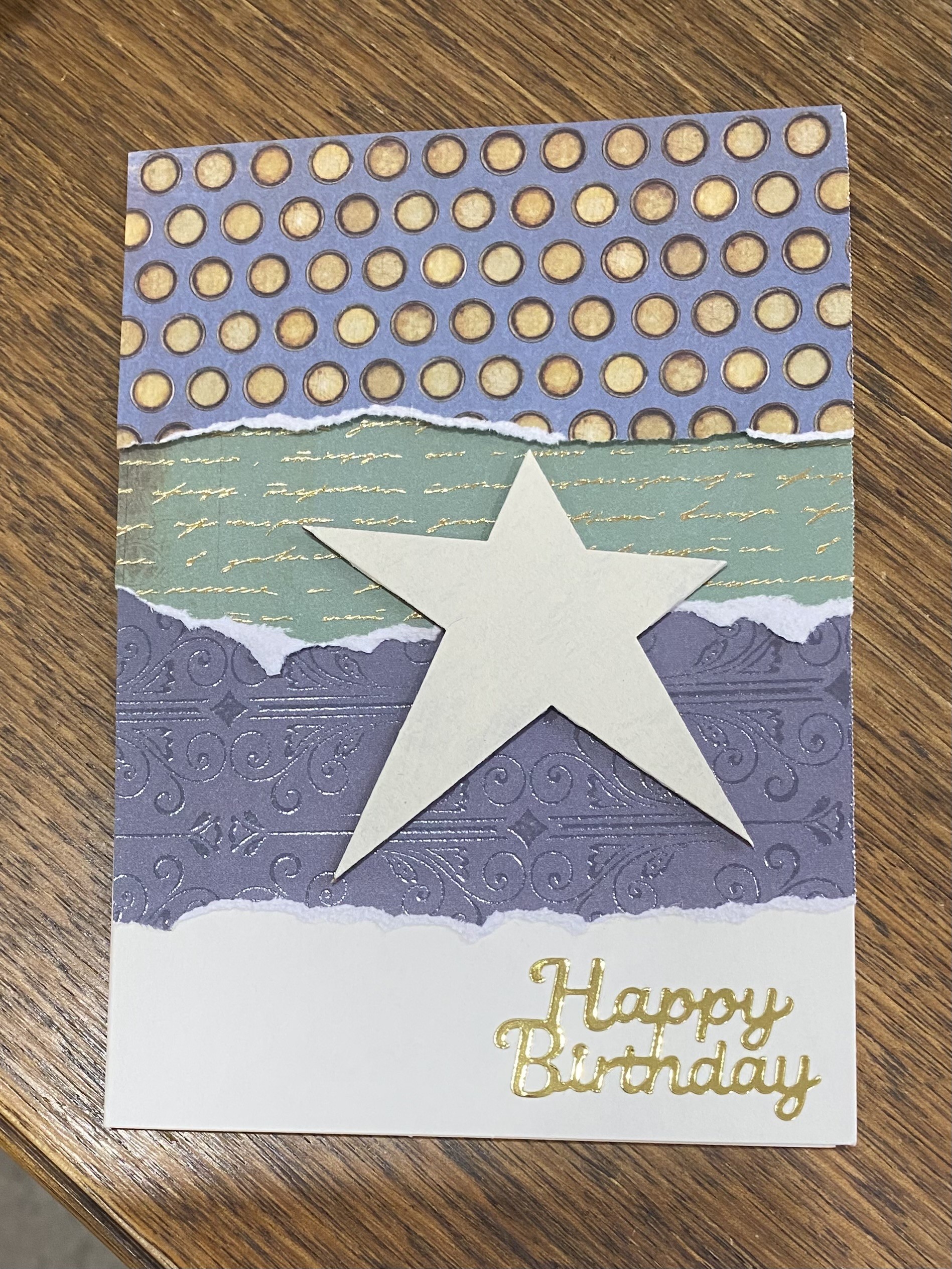 Card - Star Happy Birthday