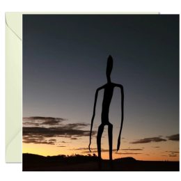 Greeting Card - Lake Ballard Sunset