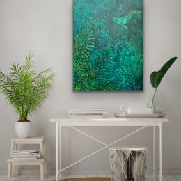 Deep Blue - Serene Underwater Whale Seascape